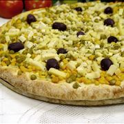 Picture Of Fast Food Green Pizza