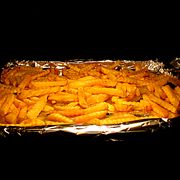 Picture Of Frech Fries In Oven
