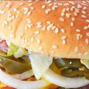 Picture Of Grilled Burger With Extra Jalapenos